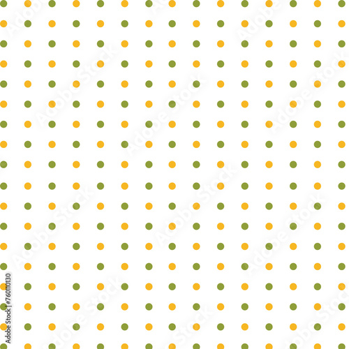 seamless pattern with dots yellow and green photo