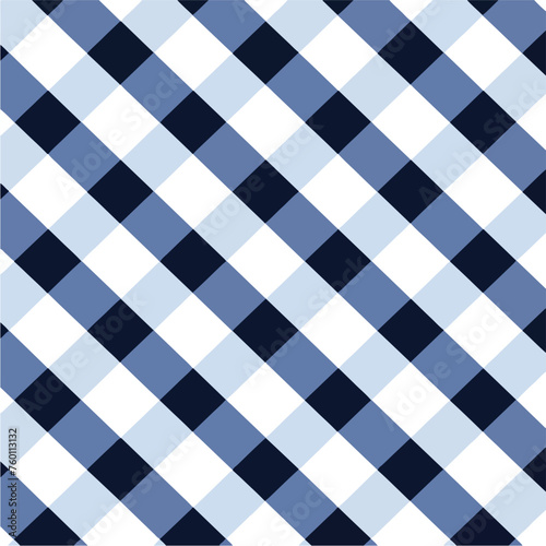 Trendy diagonal vichy pattern - checkered seamless