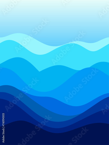 A gradient vector water background with shades of blue and white, creating a rippling effect.