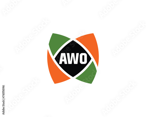Free Download AWO logo design vector template - GFXLoad