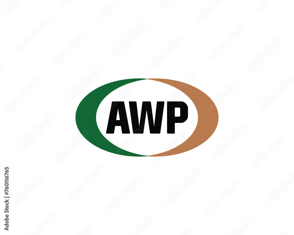 AWP logo design vector template AWP logo design vector template