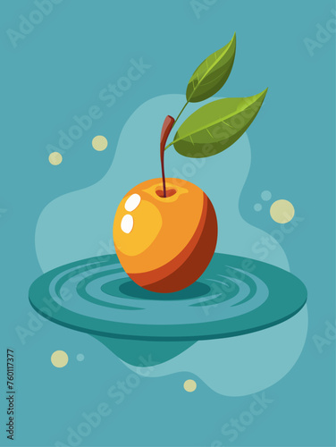 A refreshing glass of jujube fruit water, perfect for a hot summer day.