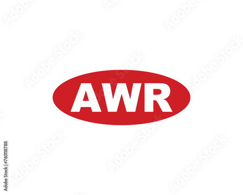 AWR Logo design vector template photo