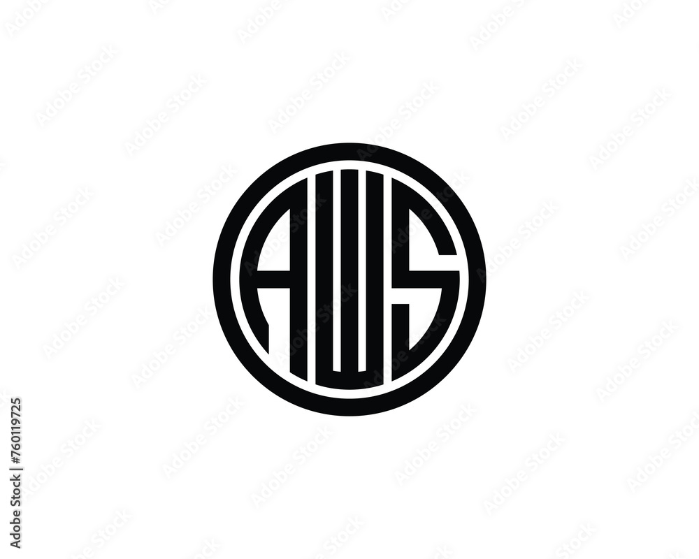 AWS logo design vector template AWS logo design vector template