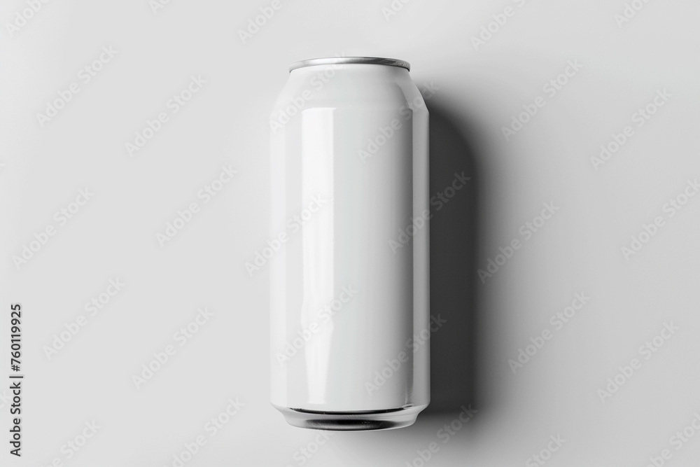 a white blank drink can on a white background a white blank drink can on a white background