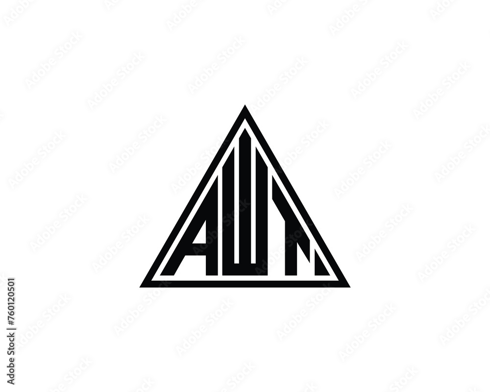 AWT Logo design vector template AWT Logo design vector template