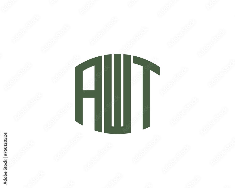 AWT Logo design vector template AWT Logo design vector template