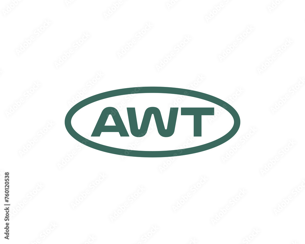 AWT Logo design vector template AWT Logo design vector template