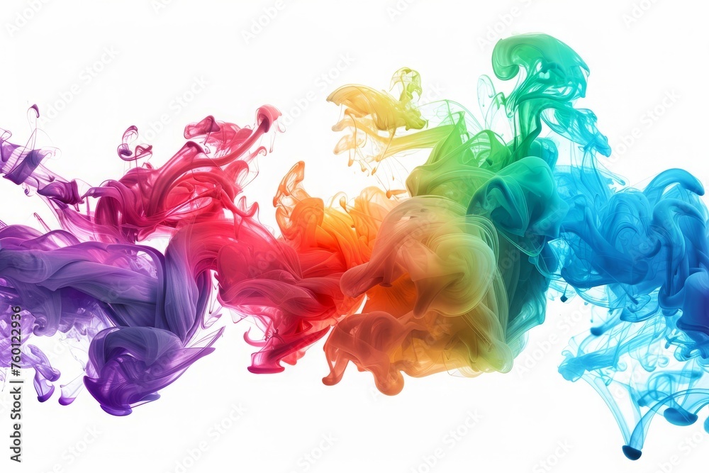 colorful rgb abstract on white background