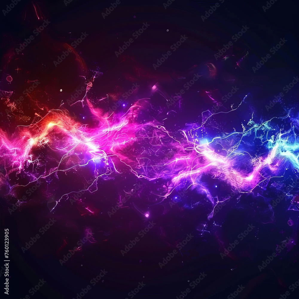 Obraz premium cosmic energy explosion bright.