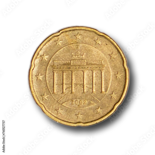 World wide coins isolated on plain background , element can be used for design project.
