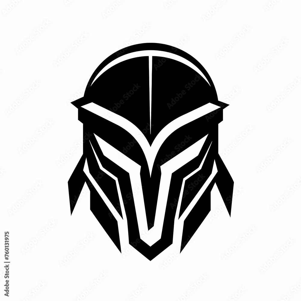 geek spartan warrior logo
