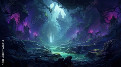 Fantasy Landscape Game Art