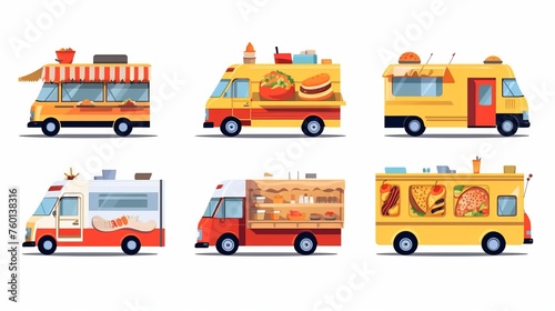 An enticing array of food trucks, each with its unique style, offers a variety of menu options for street food lovers