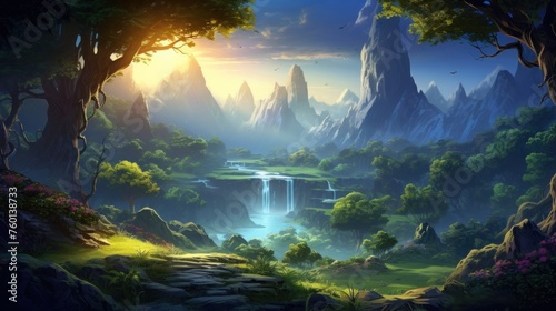 Fantasy Landscape Game Art