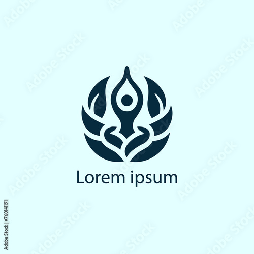 A yoga logo design for company
