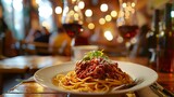 Spaghetti bolognese delicious pasta