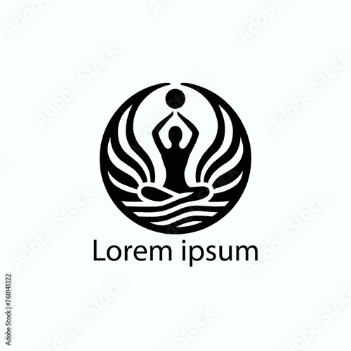 A yoga logo design for company