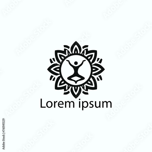 A yoga logo design for company