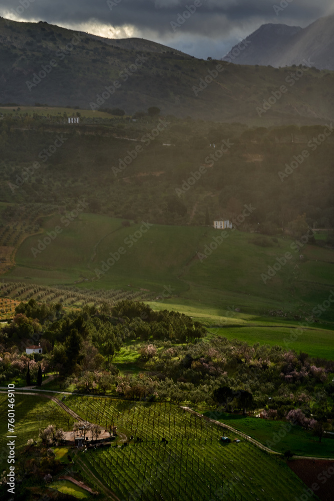Ronda town surroundings Spain landscape