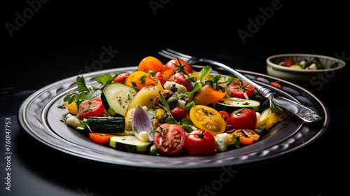 salad with grilled vegetables