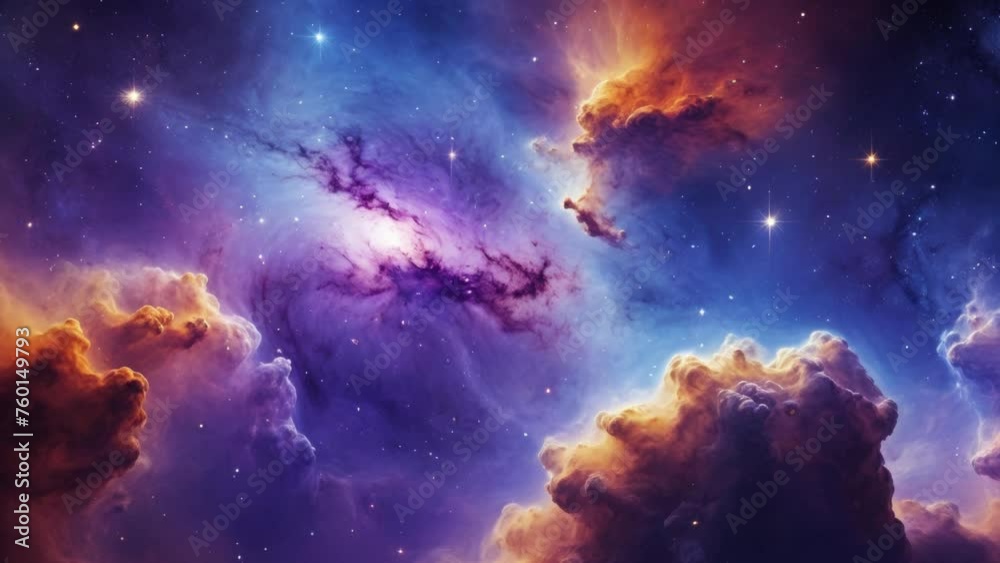 Background of nebulae and stars – Cosmic Landscape Background of nebulae and stars – Cosmic Landscape