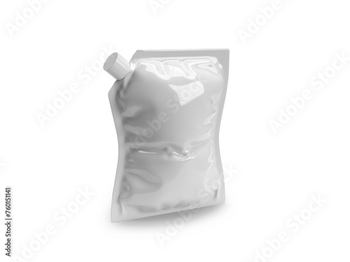 Spout Pouch 3D Illustration Mockup Scene