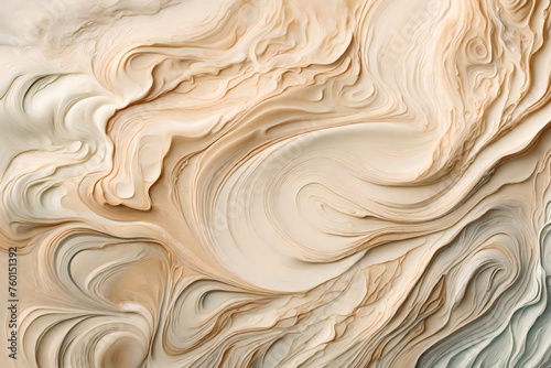 Cream-Colored 3D Background Texture Resembling Soft Cream