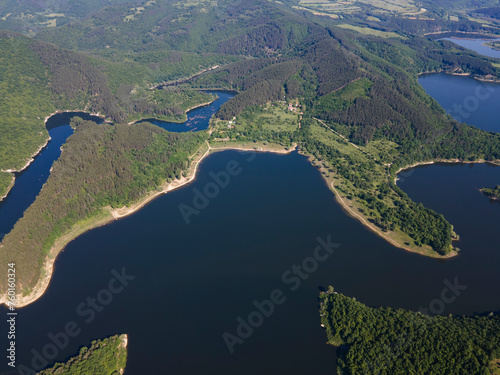 Topolnitsa Reservoir at Sredna Gora Mountain, Bulgaria photo