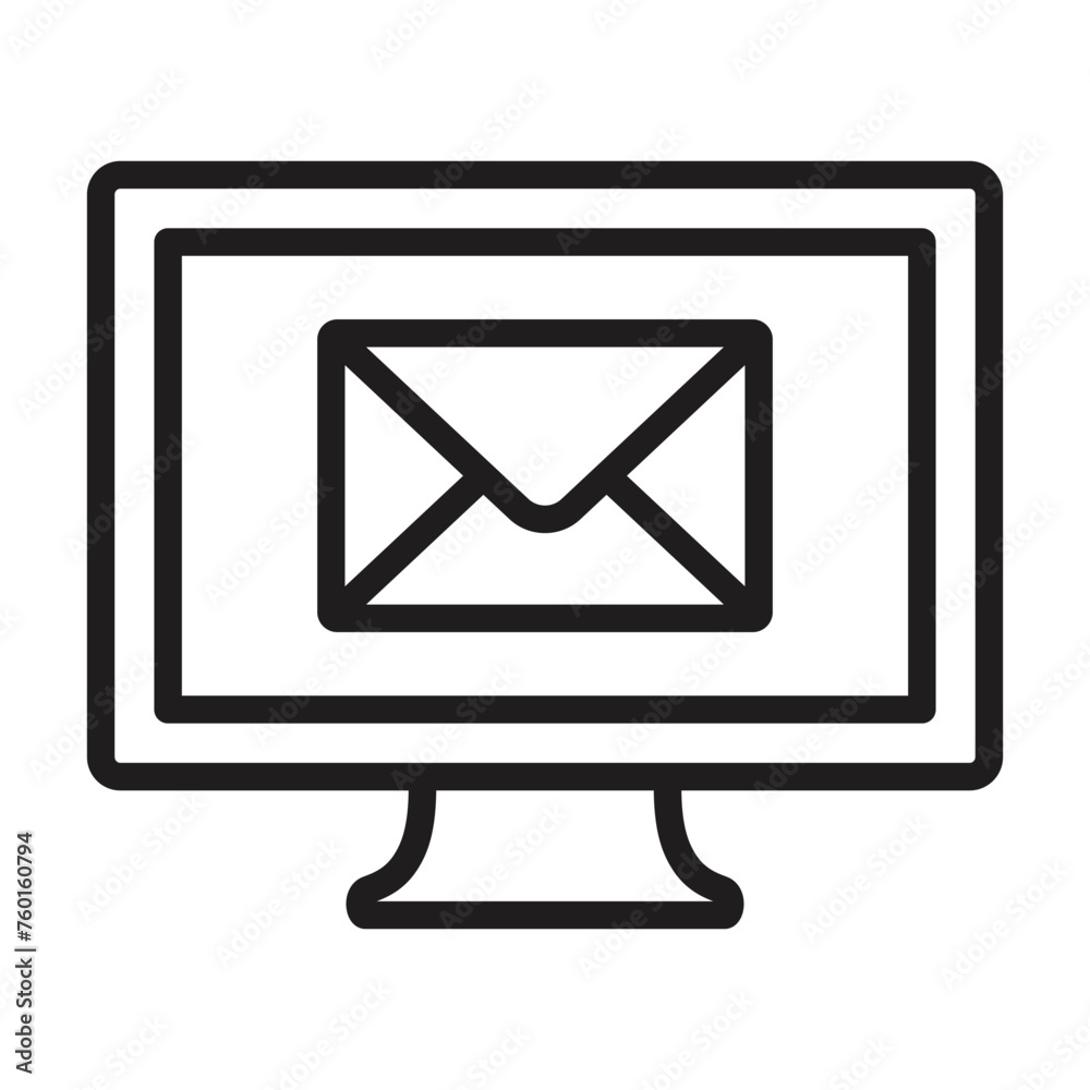 icon mail, message, inbox envelope flat style icon isolated on white background icon mail, message, inbox envelope flat style icon isolated on white background
