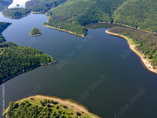Topolnitsa Reservoir at Sredna Gora Mountain, Bulgaria photo
