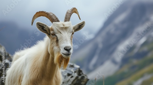 Goat in the mountains