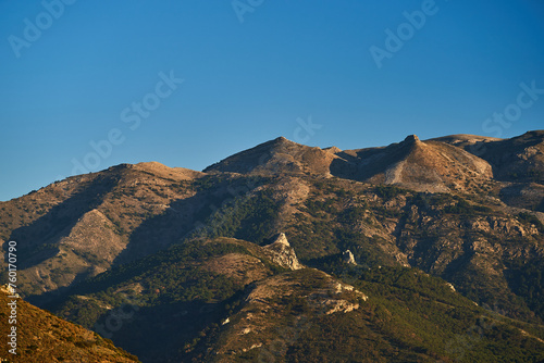 Spain Andalucia spring surrounding lonely tree mountains clouds tunnel © DreamLine