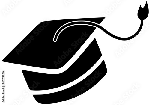 school illustration college silhouette university logo clothes icon dissertation outline cap graduation education success student hat graduate diploma degree shape academic achievement ceremony for
