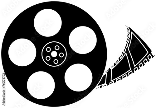 cinema illustration tripod silhouette camera logo video icon movie outline creator photography retro reel cinematography film entertainment equipment vintage shape media projector lens for vector