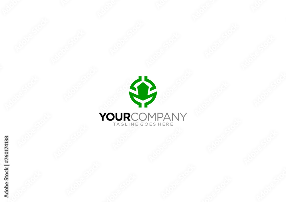 Coin Crypto abstract logo design Coin Crypto abstract logo design