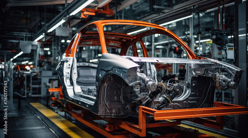 Production line of automobile plant Production line of automobile plant
