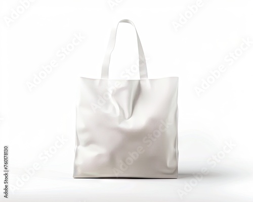 A white tote bag mockup