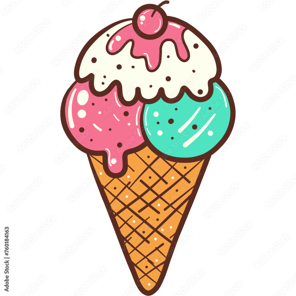 ice cream cone isolated ice cream cone isolated