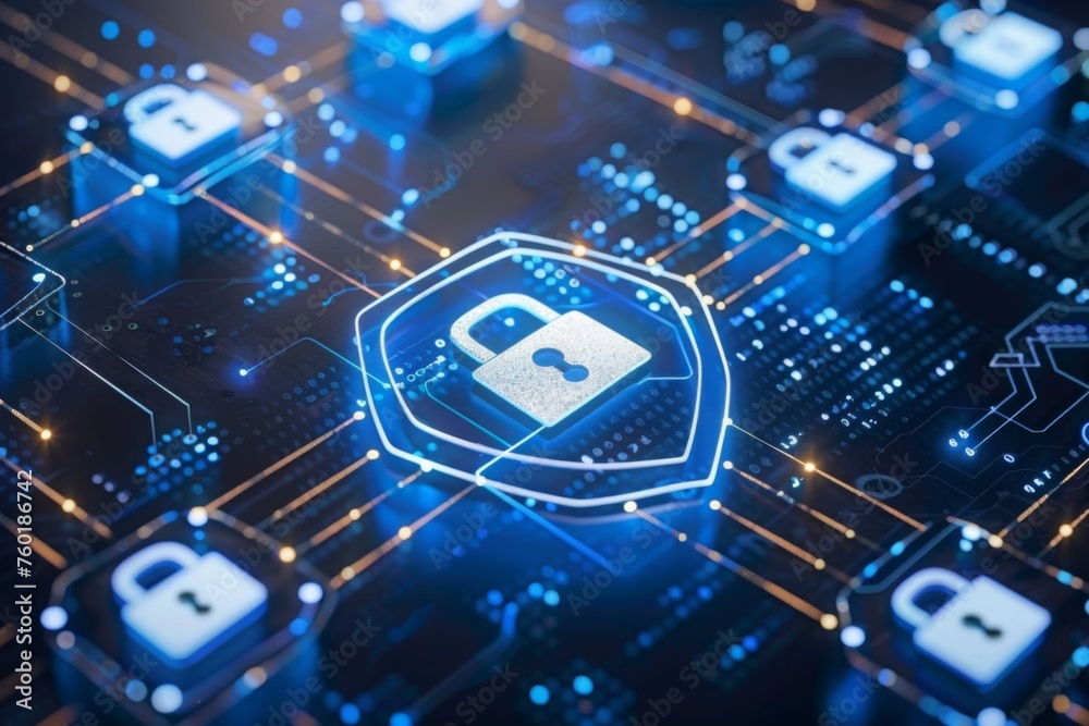 A detailed and comprehensive illustration of Endpoint Security, showcasing the advanced cyber defense mechanisms in place to protect against potential online threats and cyber attacks. A detailed and comprehensive illustration of Endpoint Security, showcasing the advanced cyber defense mechanisms in place to protect against potential online threats and cyber attacks.