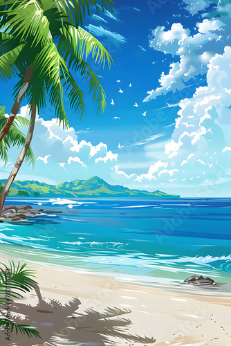 Summer time, Vacation background, travel wallpaper, beach and sand wallpaper, relaxation