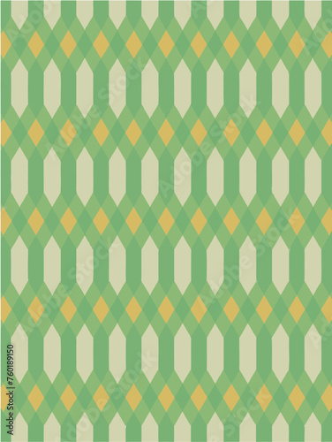 celebrating Lebaran or Eid MUbarak features vibrant ketupat designs on a green background.