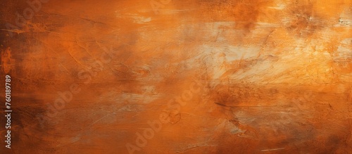 A close up of a weathered hardwood wall with a rusty brown tint, creating an artistic blend of amber and orange shades. The blurred background adds a touch of mystery and depth to the scene