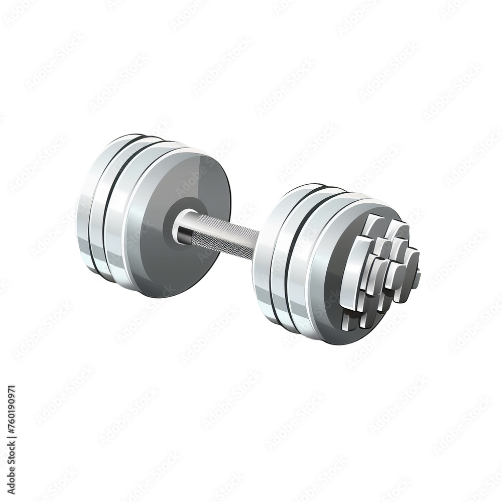 dumbbell isolated on white background