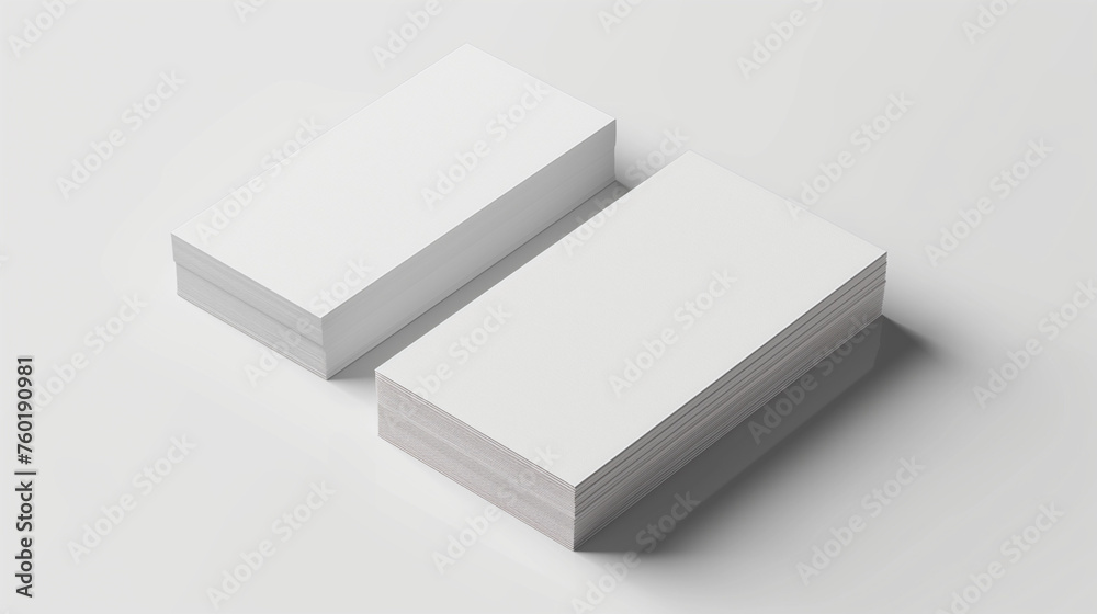 3d stack of blank business cards for mockup 3d stack of blank business cards for mockup