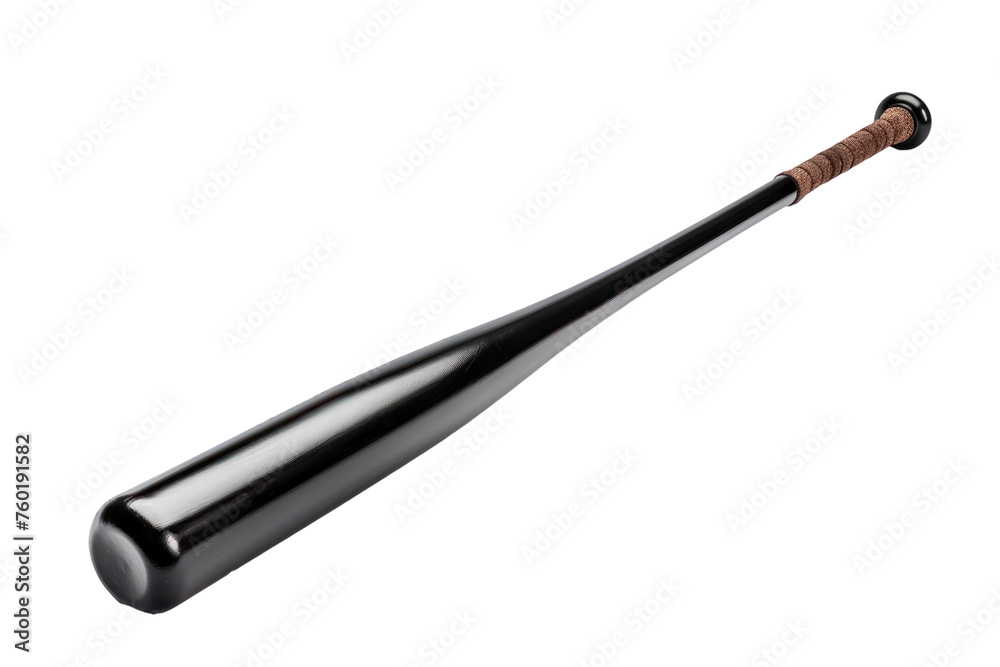 black baseball bat with brown grip isolated on transparent background black baseball bat with brown grip isolated on transparent background