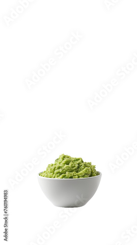 salad with dressing in a bowl isolated 