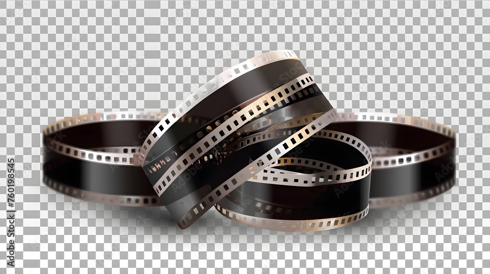 film roll. isolated on transparent background.