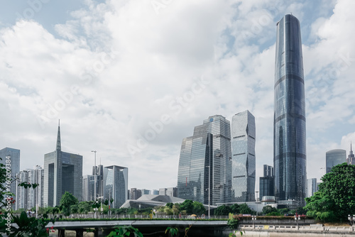 Contemporary Urban Landscape with Skyscrapers © 昊 周