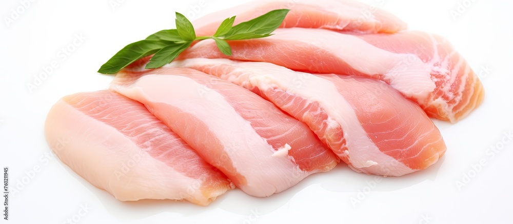 Tender Raw Chicken Breast Fillets Ready for Cooking - Fresh Poultry Meat Preparation